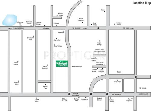 Images for Location Plan of Aroma Aakruti Vansh Villa