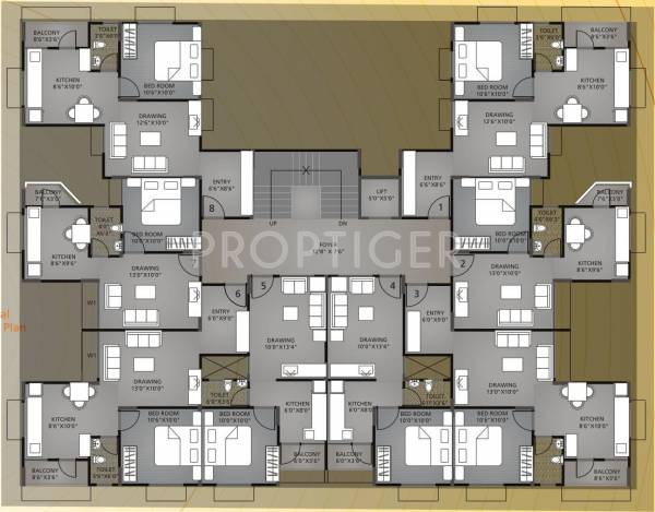 Images for Cluster Plan of Sun Builders Sun Divine 3 Images for Cluster Plan of Sun Builders Sun Divine 3