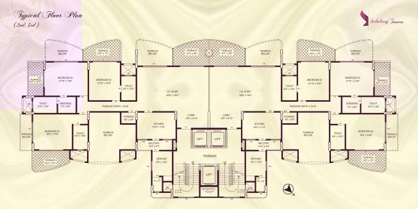  salisbury-towers Salisbury Towers Cluster Plan