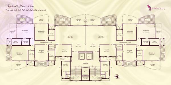  salisbury-towers Salisbury Towers Cluster Plan