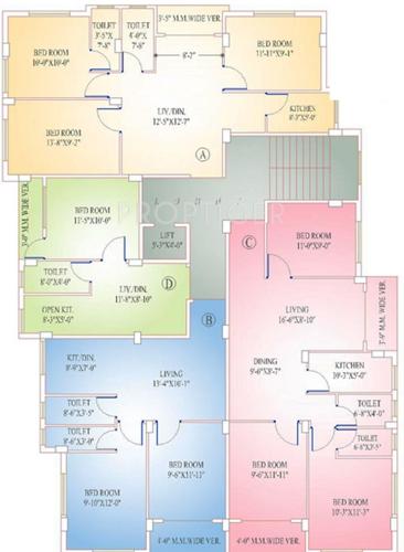 Images for Cluster Plan of Goldwin Ganpati Savera