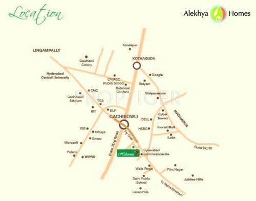  heliconia Images for Location Plan of Alekhya Heliconia