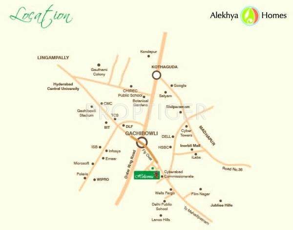  heliconia Images for Location Plan of Alekhya Heliconia