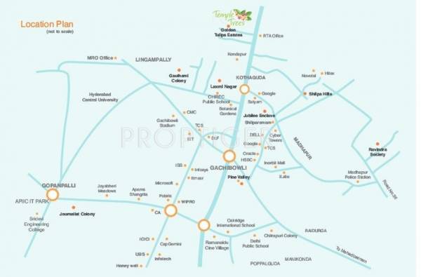 Images for Location Plan of Alekhya Temple Trees
