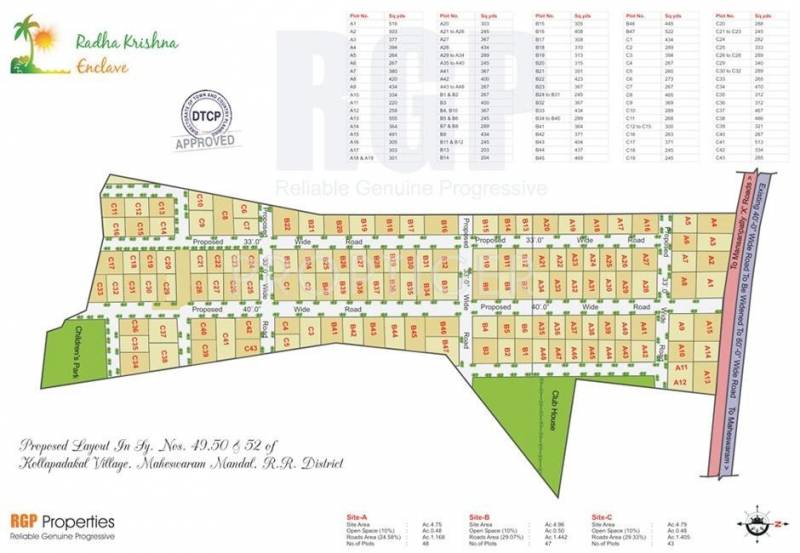 Images for Layout Plan of RGP Radha Krishna Enclave