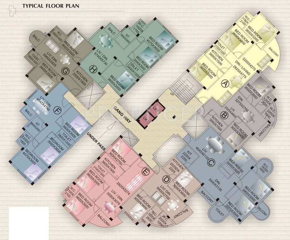  shantiniketan apartment ii  Shantiniketan Apartment II  Cluster Plan