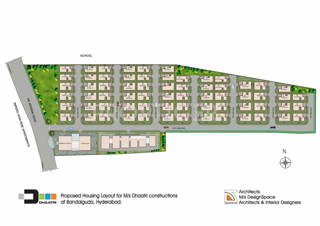  aura villa Layout Plan