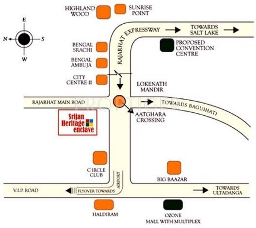 Images for Location Plan of Unimark Group Srijan Heritage Enclave