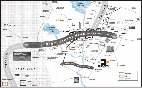 Dhaatri Sognare Location Plan