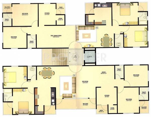 Images for Cluster Plan of Aavkar Infrastructure Anand Vihar