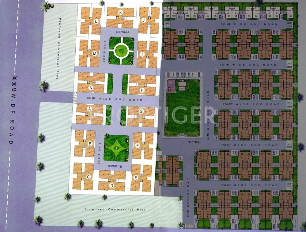 Aavkar Infrastructure Anand Vihar Layout Plan