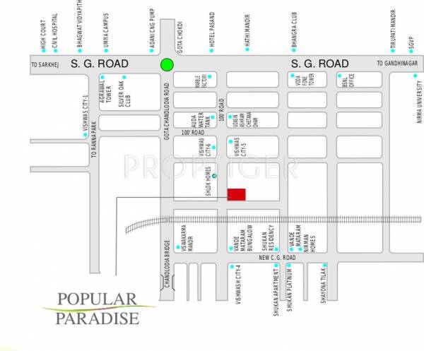 Images for Location Plan of Popular Paradise