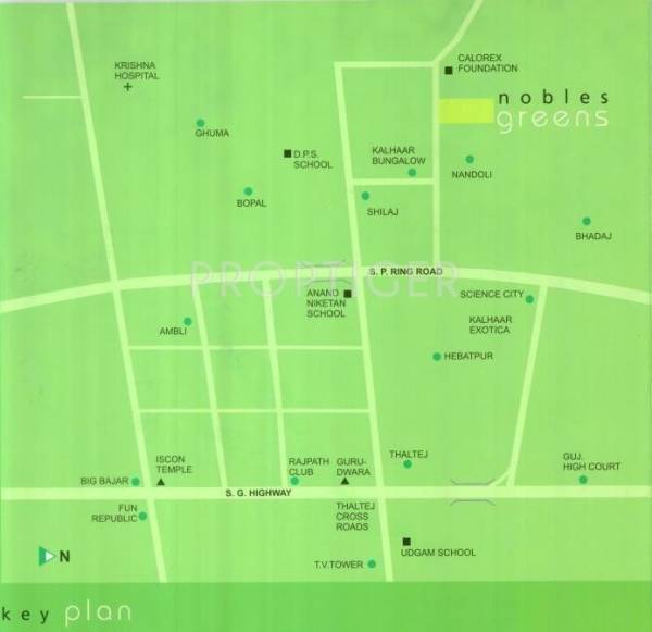 Nobles Construction Greens Location Plan