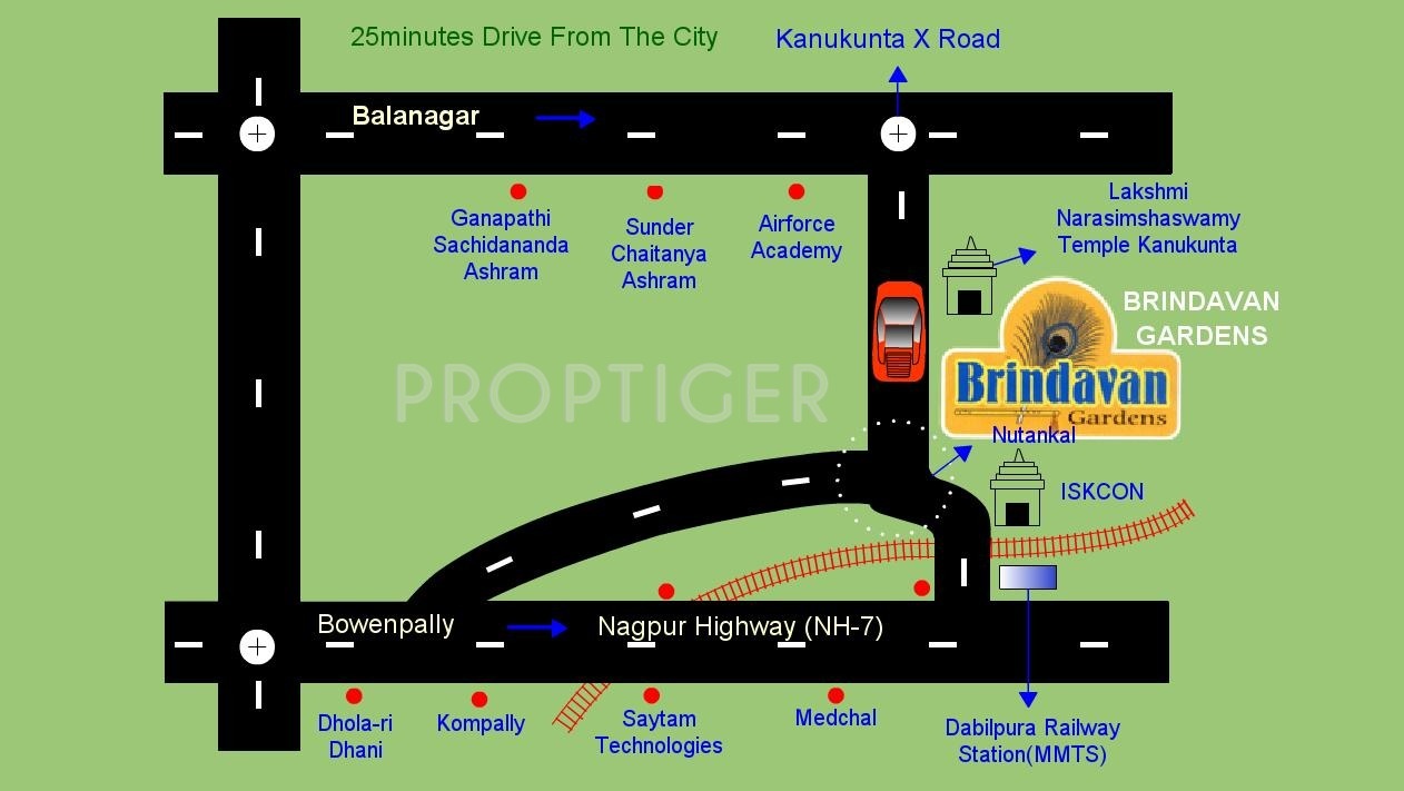 Images for Location Plan of Rishi Brindavan Gardens