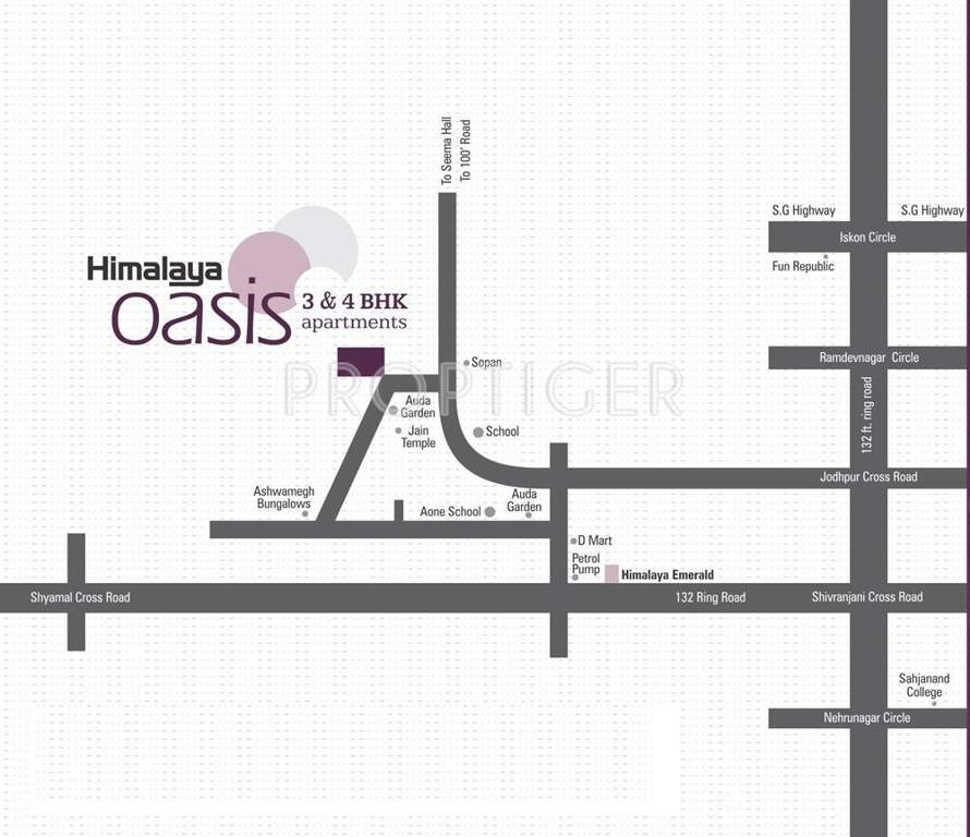 oasis Images for Location Plan of Himalaya Buildcon Oasis