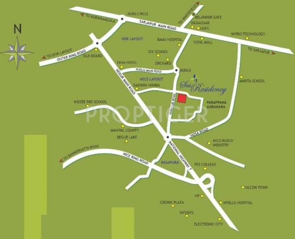 Images for Location Plan of Balaji Sai Residency