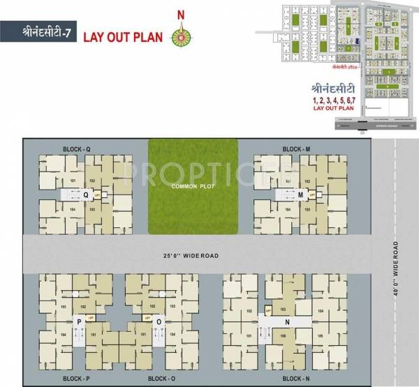 Mahadev Sri Nand City 7 Layout Plan