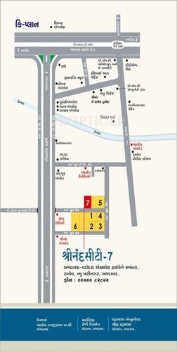 Mahadev Sri Nand City 7 Location Plan