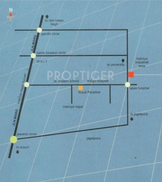 Images for Location Plan of Unique The Royal Paradise