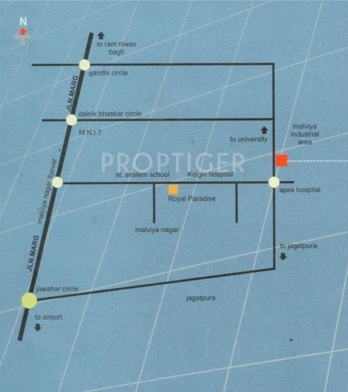Images for Location Plan of Unique The Royal Paradise