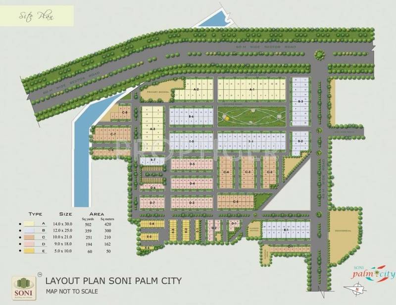 Images for Layout Plan of Soni Palm City