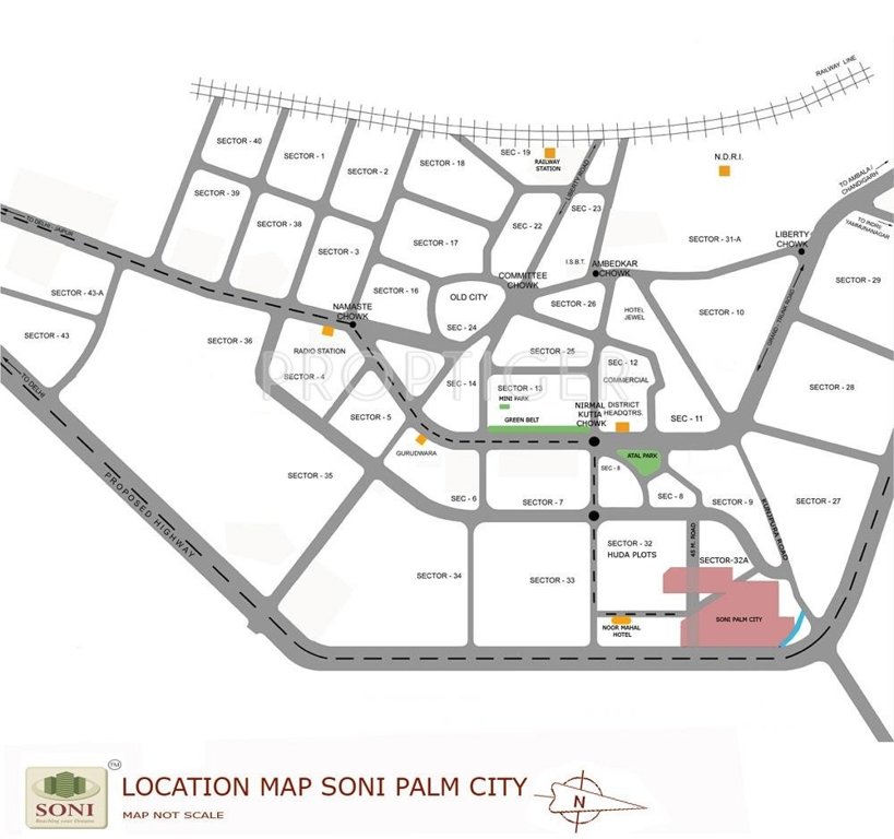 Images for Location Plan of Soni Palm City