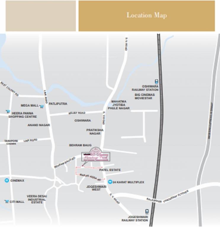 heritage park Location Plan