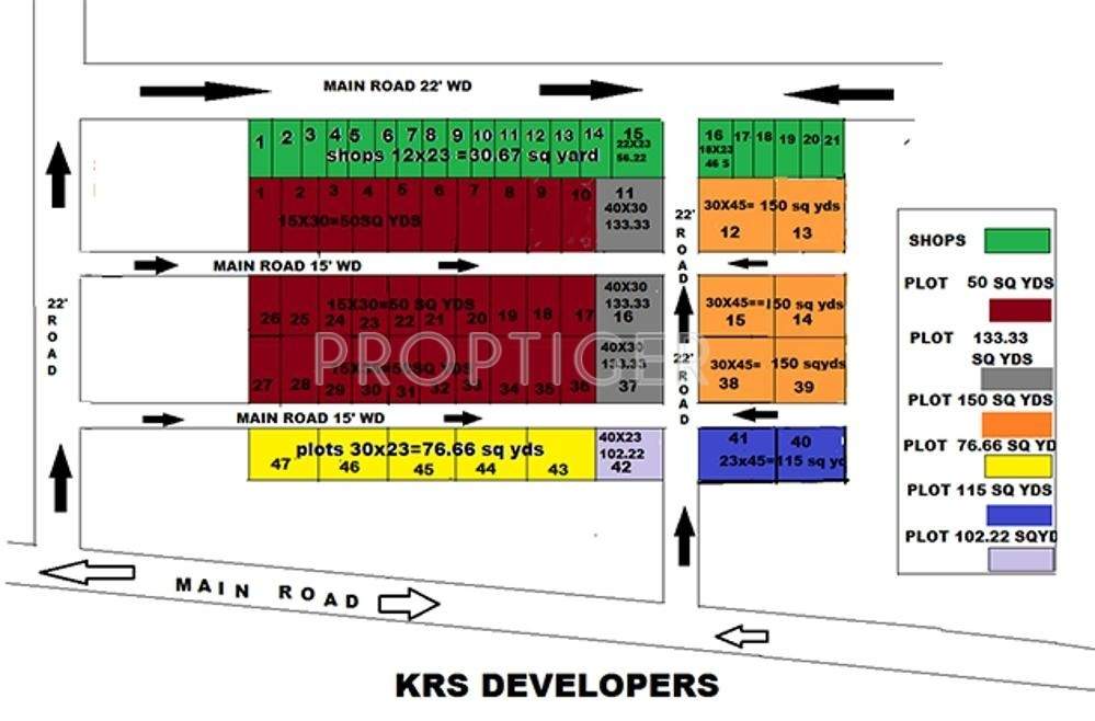radhey krishna Images for Layout Plan of KRS Radhey Krishna