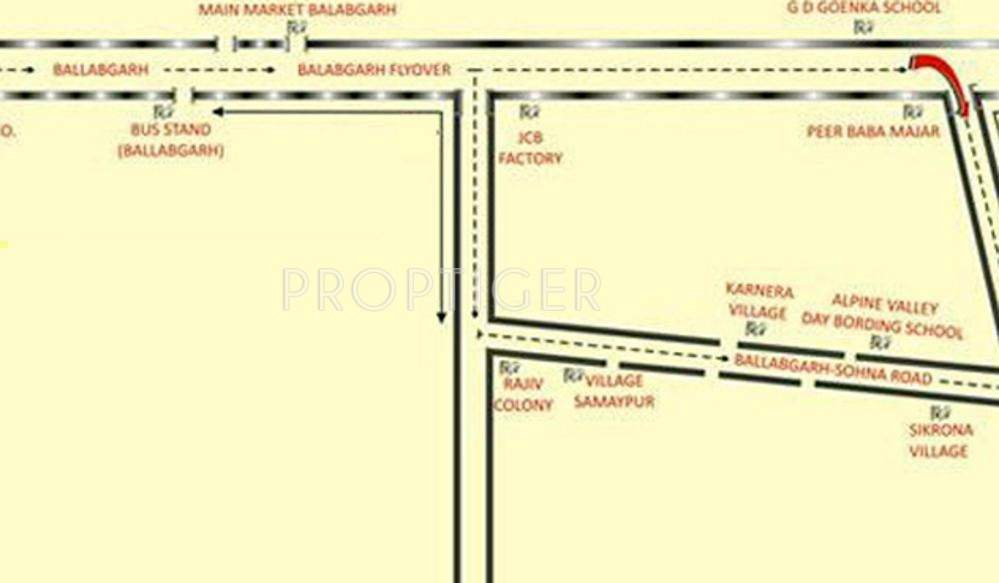 radhey krishna Images for Location Plan of KRS Radhey Krishna