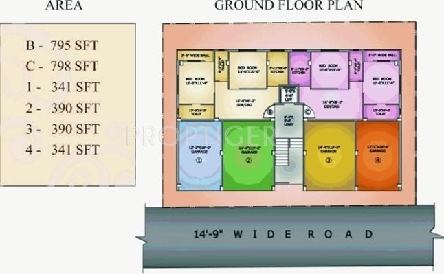 Images for Cluster Plan of Ganpati Ganapati Tower