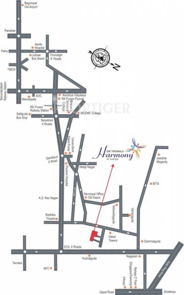 Images for Location Plan of EAPL Sri Tirumala Harmony