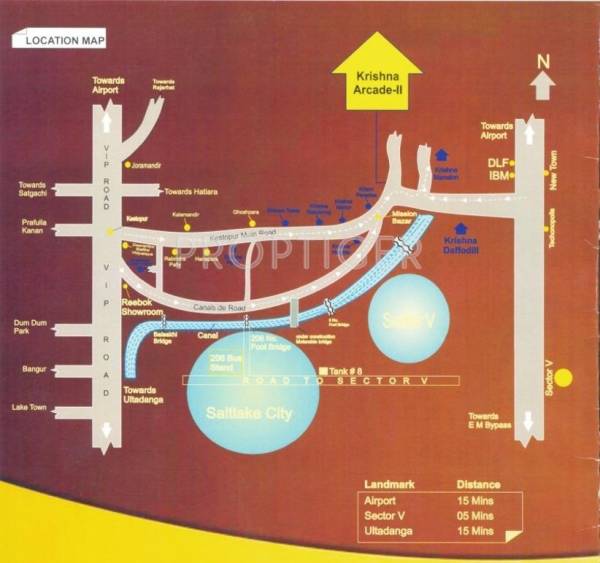 Images for Location Plan of Unique Property Krishna arcade II