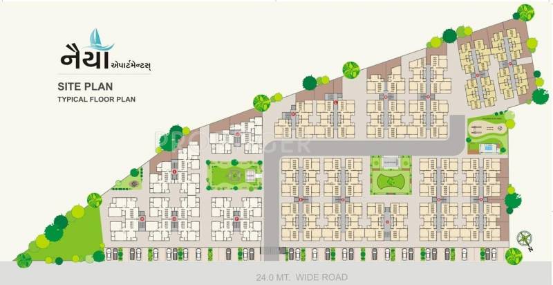 Raison Infracon Naiya Apartment Site Plan