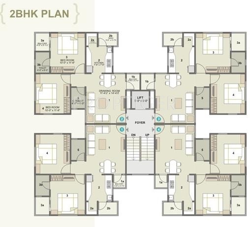 Images for Cluster Plan of Raison Infracon Naiya Apartment