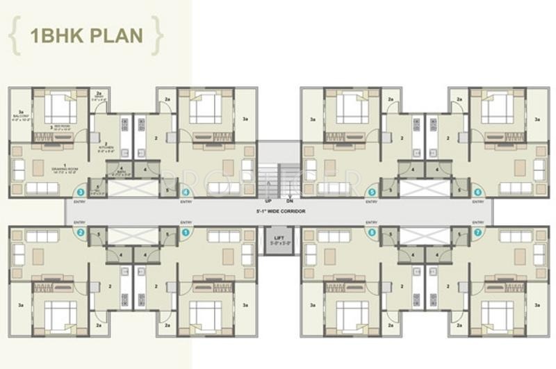Images for Cluster Plan of Raison Infracon Naiya Apartment