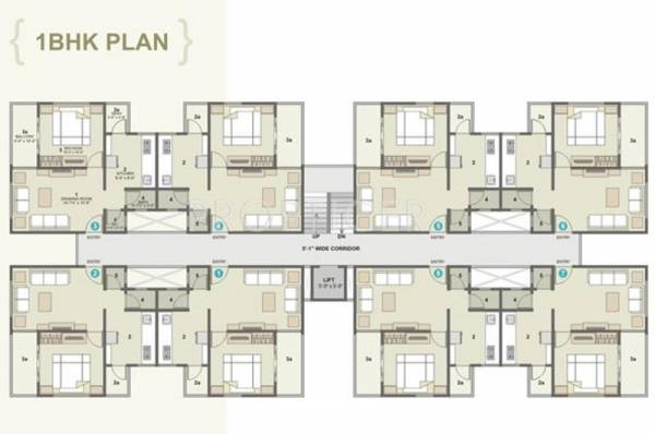 Images for Cluster Plan of Raison Infracon Naiya Apartment Images for Cluster Plan of Raison Infracon Naiya Apartment
