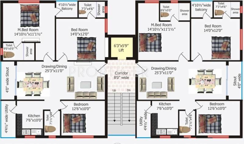 Images for Cluster Plan of Kribh Westend Serena