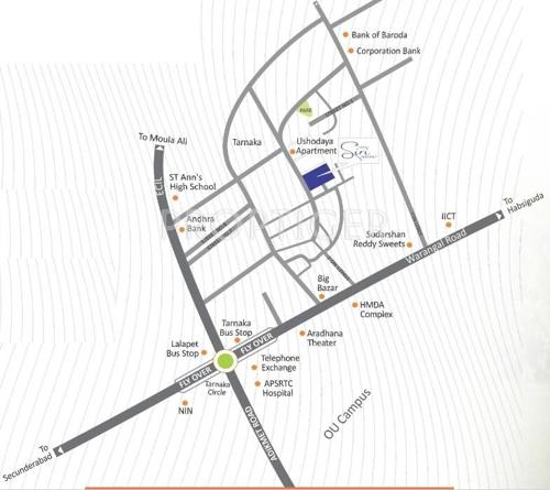  siri-residency Images for Location Plan of Sai Siri Residency