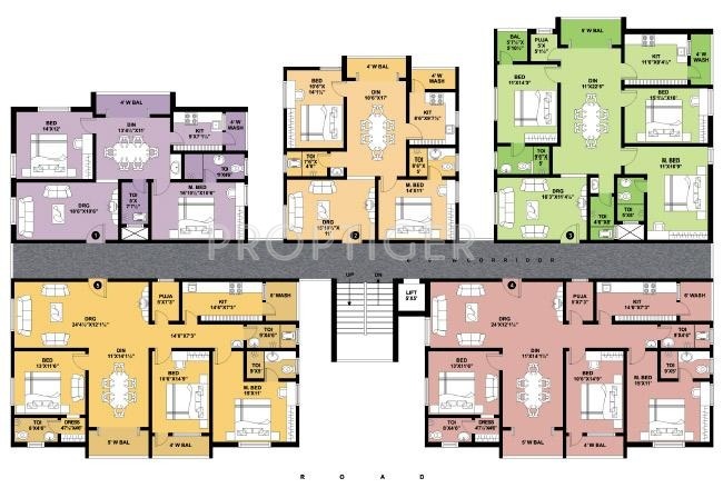 Images for Cluster Plan of Sai Pragathi Pride