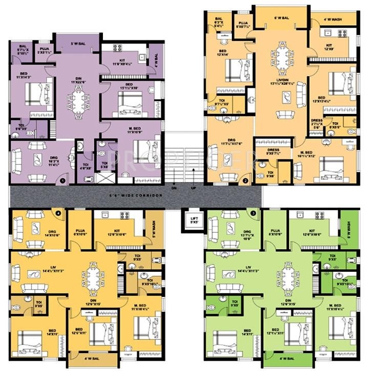 Images for Cluster Plan of Sai Pragathi Pride