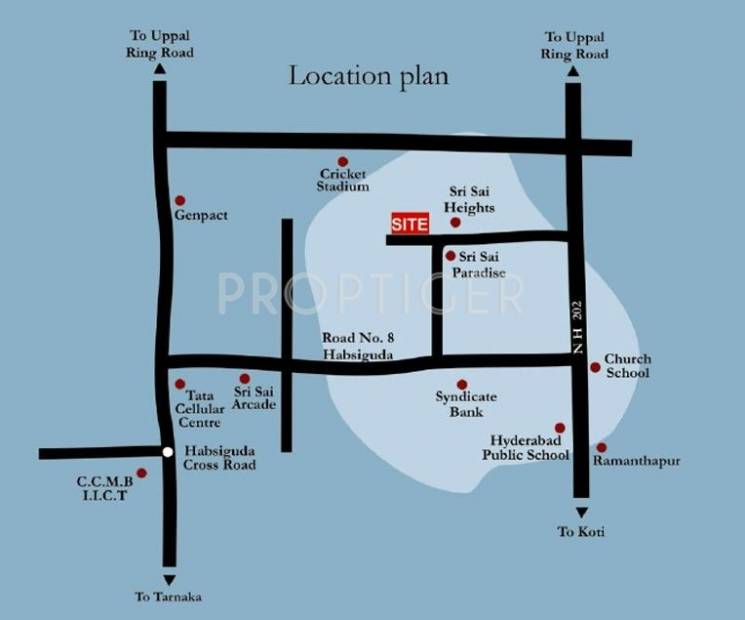 Images for Location Plan of Sai Pragathi Pride