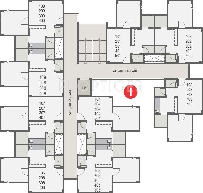 Images for Cluster Plan of DBS Umang Narol 3 To 8