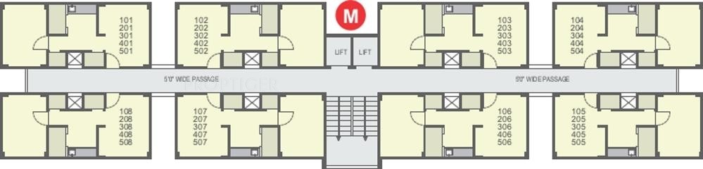 Images for Cluster Plan of DBS Umang Narol 3 To 8