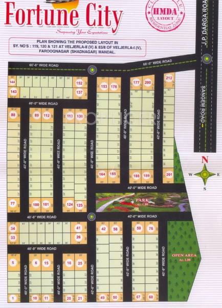 Images for Layout Plan of Bhashyam Developers Fortune City