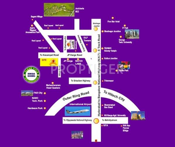 Images for Location Plan of Bhashyam Developers Nano City