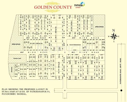  golden-county Images for Layout Plan of Bhashyam Developers Golden County