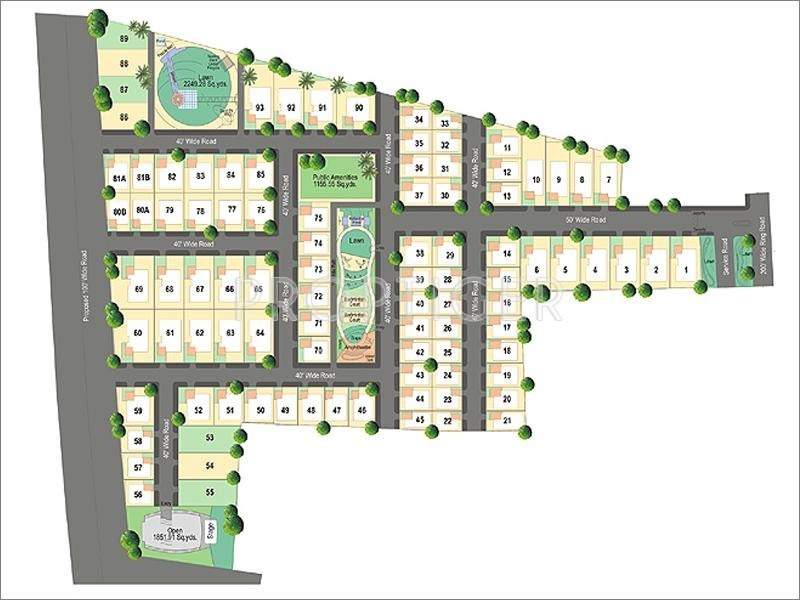  shantiniketan Images for Layout Plan of Aakruthi Shantiniketan