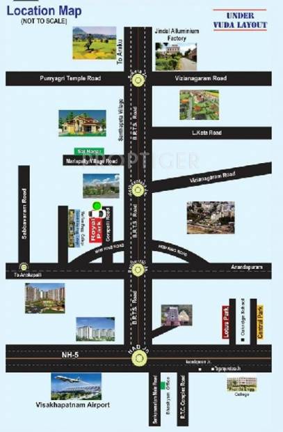 Images for Location Plan of Bhashyam Developers Royal Park