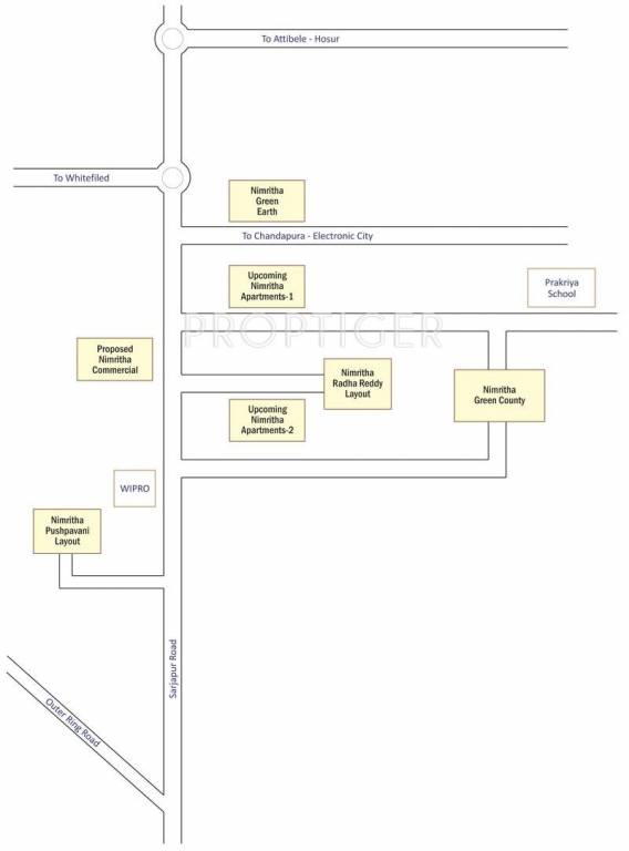 Images for Location Plan of Nimritha Infrastructure Green County