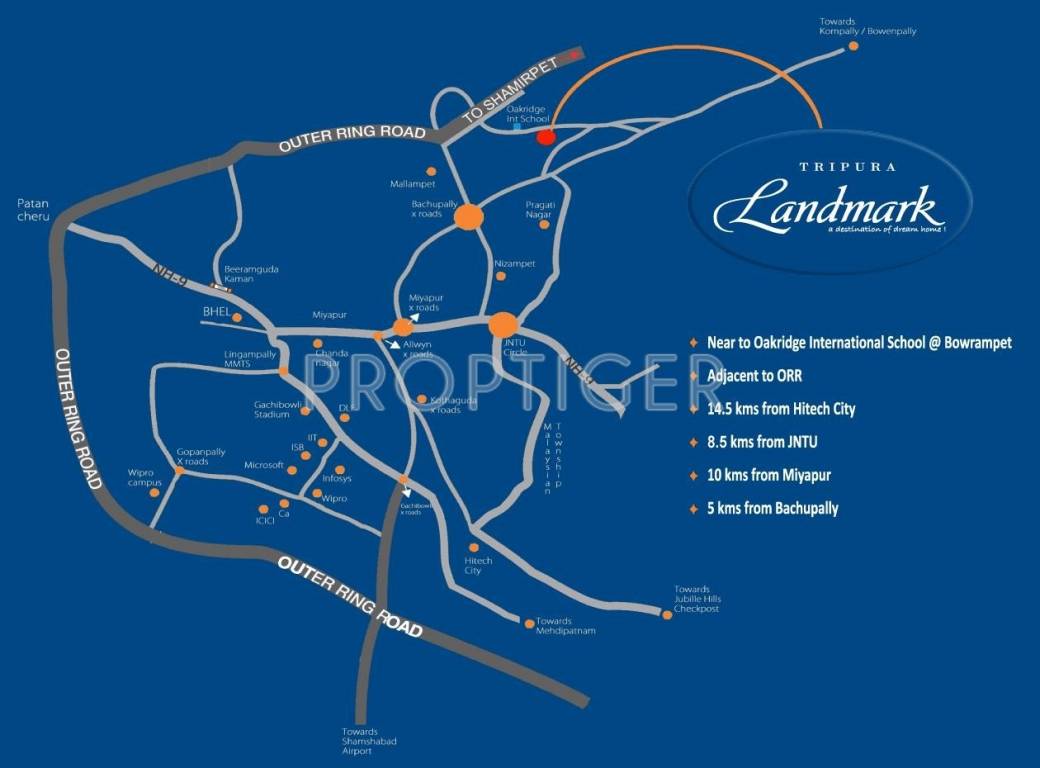 landmark Location Plan